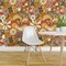 Peel & Stick Wallpaper 2FT Wide Retro Vintage Floral Hippie Groovy 70S 60S Bohemian Boho Daisy Custom Removable Wallpaper by Spoonflower